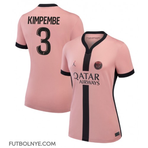 Camiseta Paris Saint-Germain Presnel Kimpembe #3 Tercera Equipación para mujer 2024-25 manga corta